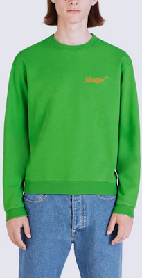 ケンゾー x ニゴ FW22 ポピー フローラル ロゴ プリント グリーン プルオーバー メンズ FC65SW4254MF-57 Details for ケンゾー x ニゴ FW22 ポピー フローラル ロゴ プリント グリーン プルオーバー メンズ FC65SW4254MF-57