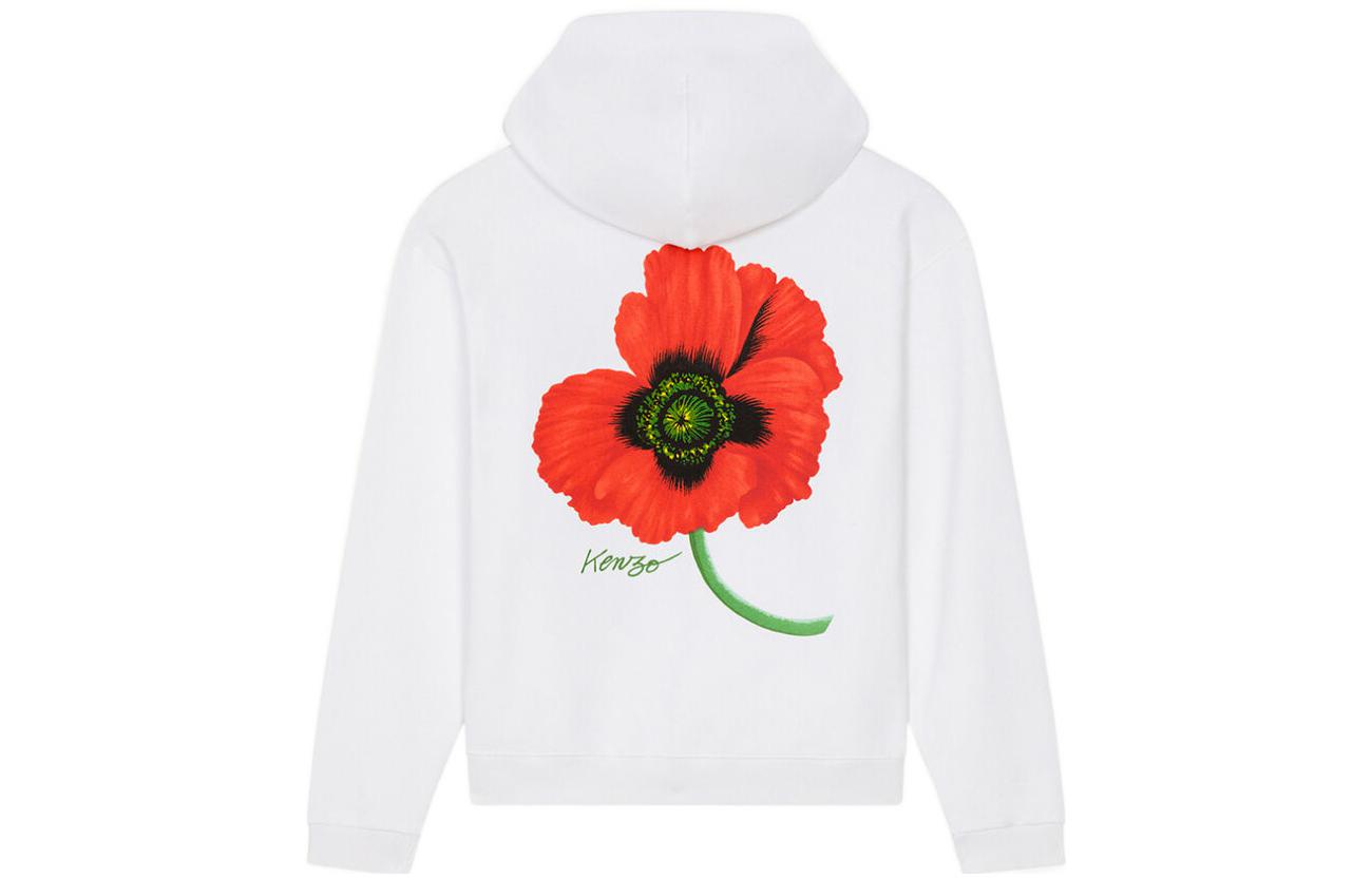 Buy KENZO x Nigo FW22 Poppy Hoodie White  Casual Fall Collection. FC65SW4244MF-01