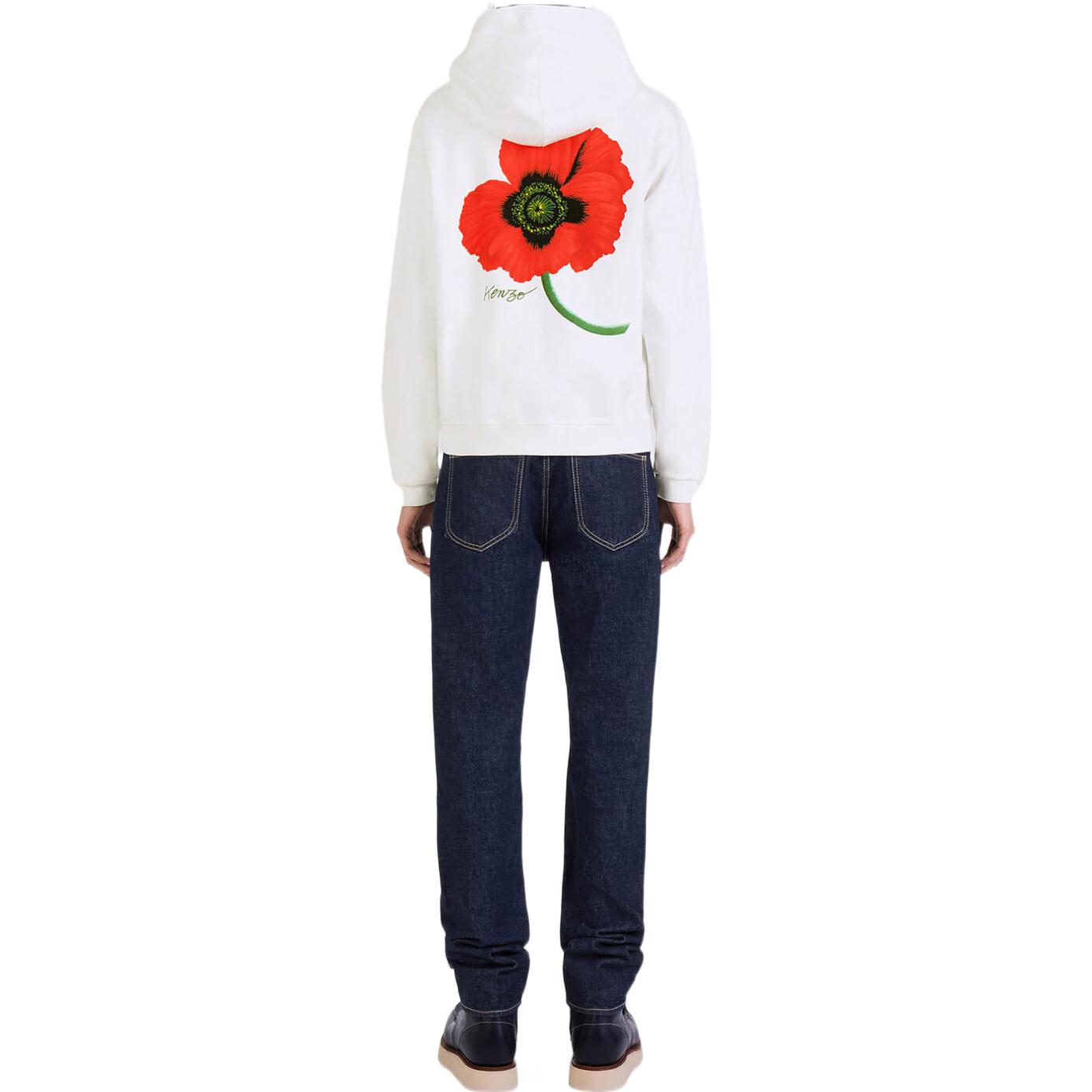 Purchase KENZO x Nigo FW22 Poppy Hoodie White  Casual Fall Collection. FC65SW4244MF-01