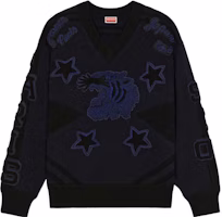 KENZO x Nigo FW22 Tiger Logo Knit Pullover Sweater Unisex Black. FC65PU3293BB-99J KENZO x Nigo FW22 Tiger Logo Knit Pullover Sweater Unisex Black. FC65PU3293BB-99J
