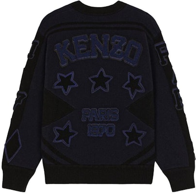 KENZO x Nigo FW22 Tiger Logo Knit Pullover Sweater Unisex Black. FC65PU3293BB-99J Lookbook KENZO x Nigo FW22 Tiger Logo Knit Pullover Sweater Unisex Black. FC65PU3293BB-99J