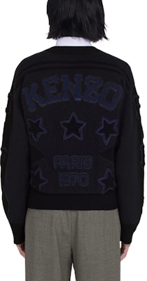 KENZO x Nigo FW22 Tiger Logo Knit Pullover Sweater Unisex Black. FC65PU3293BB-99J Sizing KENZO x Nigo FW22 Tiger Logo Knit Pullover Sweater Unisex Black. FC65PU3293BB-99J