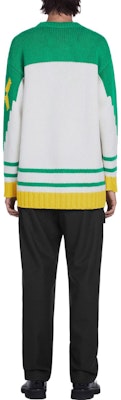 겐조 x 니고 FW22 유니버시티 컬러블록 크루넥 스웨터 유니섹스 그린 FC65PU3143BD-57 Purchase 겐조 x 니고 FW22 유니버시티 컬러블록 크루넥 스웨터 유니섹스 그린 FC65PU3143BD-57