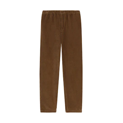KENZO Nigo FW22 University Logo Relaxed Fit Pants Brown Casualwear FC65PA5009CV-89
