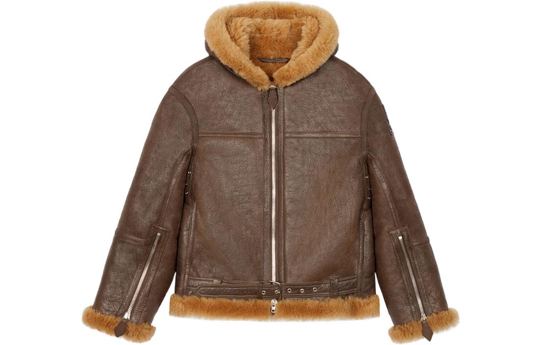 KENZO Nigo FW22 University Patchwork Zip Hoodie Jacket Unisex Brown FC62LB9290AC-89