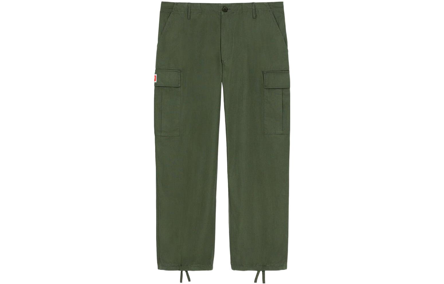 KENZO x Nigo FW22 University Series  Olive Green Casual Pants. FC65PA2429DD-51