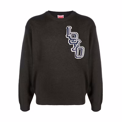 KENZO Nigo FW22 University Series Brown Tiger Logo Crewneck Sweater . FC65PU3163BC-51