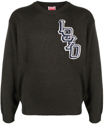 KENZO x Nigo FW22 University Series Brown Tiger Logo Crewneck Sweater . FC65PU3163BC-51 Order KENZO x Nigo FW22 University Series Brown Tiger Logo Crewneck Sweater . FC65PU3163BC-51