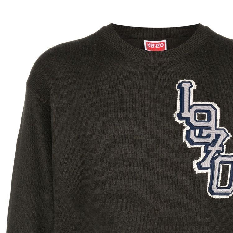 Details for KENZO x Nigo FW22 University Series Brown Tiger Logo Crewneck Sweater . FC65PU3163BC-51