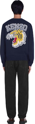 KENZO x Nigo FW22 Sweater Navy Logo Tiger Universitas Unisex. FC65PU3163BC-77 Purchase KENZO x Nigo FW22 Sweater Navy Logo Tiger Universitas Unisex. FC65PU3163BC-77