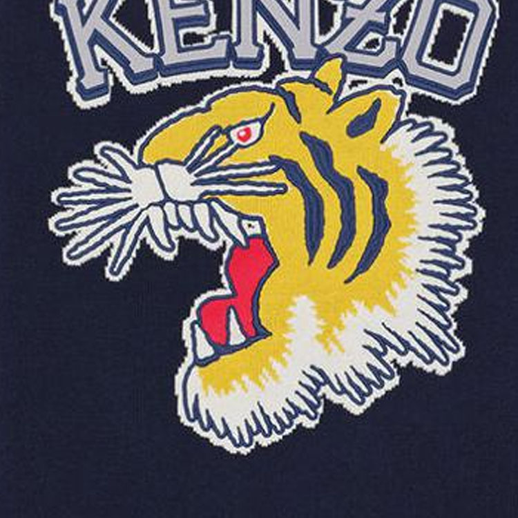 Sizing KENZO x Nigo FW22 Sweater Navy Logo Tiger Universitas Unisex. FC65PU3163BC-77