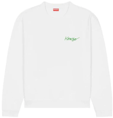 ケンゾー x ニゴ ポピーフローラルプリント プルオーバースウェット FW22 ホワイト FC65SW4254MF-01 Lookbook ケンゾー x ニゴ ポピーフローラルプリント プルオーバースウェット FW22 ホワイト FC65SW4254MF-01