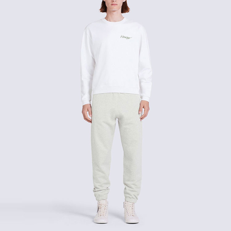 Shop ケンゾー x ニゴ ポピーフローラルプリント プルオーバースウェット FW22 ホワイト FC65SW4254MF-01