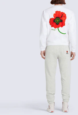 ケンゾー x ニゴ ポピーフローラルプリント プルオーバースウェット FW22 ホワイト FC65SW4254MF-01 Purchase ケンゾー x ニゴ ポピーフローラルプリント プルオーバースウェット FW22 ホワイト FC65SW4254MF-01