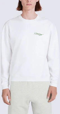 ケンゾー x ニゴ ポピーフローラルプリント プルオーバースウェット FW22 ホワイト FC65SW4254MF-01 Details for ケンゾー x ニゴ ポピーフローラルプリント プルオーバースウェット FW22 ホワイト FC65SW4254MF-01