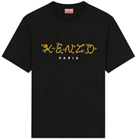 KENZO x Nigo SS22 Tiger Tail Capsule Logo Tee Black T-Shirt. FC55TS407CSL-99 KENZO x Nigo SS22 Tiger Tail Capsule Logo Tee Black T-Shirt. FC55TS407CSL-99