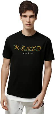 KENZO x Nigo SS22 Tiger Tail Capsule Logo Tee Hitam T-Shirt. FC55TS407CSL-99 Shop KENZO x Nigo SS22 Tiger Tail Capsule Logo Tee Hitam T-Shirt. FC55TS407CSL-99