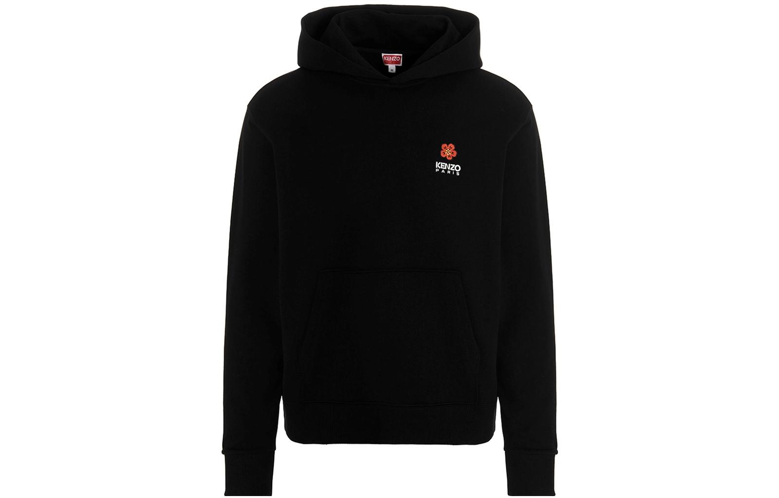 Order KENZO x Nigo SS23 男款黑色連帽衫 花卉標誌印花 FD55SW4414MF-99J
