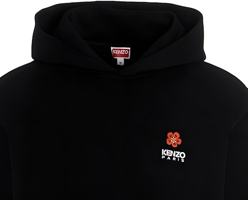 KENZO x Nigo SS23 男款黑色連帽衫 花卉標誌印花 FD55SW4414MF-99J Sizing KENZO x Nigo SS23 男款黑色連帽衫 花卉標誌印花 FD55SW4414MF-99J