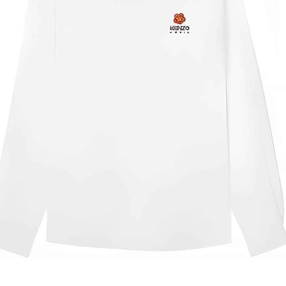 Sizing KENZO x Nigo SS23 ボケフラワー刺繍 長袖シャツ ユニセックス ホワイト FD55CH4109LO-01