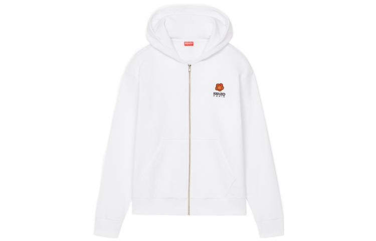 KENZO Nigo SS23 Logo Floral Print Zip Hoodie White . FD55SW4424MF-01 圖 2