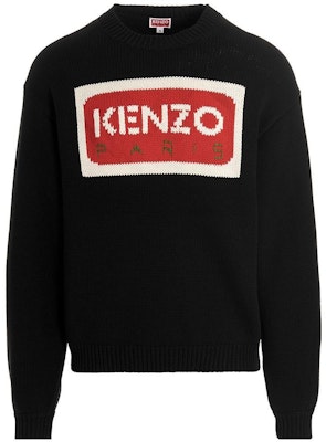 겐조 x 니고 SS23 로고 프린트 크루넥 풀오버 스웨터 블랙 FD55PU3833LA-99J Buy 겐조 x 니고 SS23 로고 프린트 크루넥 풀오버 스웨터 블랙 FD55PU3833LA-99J