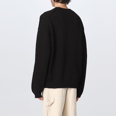 겐조 x 니고 SS23 로고 프린트 크루넥 풀오버 스웨터 블랙 FD55PU3833LA-99J Details for 겐조 x 니고 SS23 로고 프린트 크루넥 풀오버 스웨터 블랙 FD55PU3833LA-99J