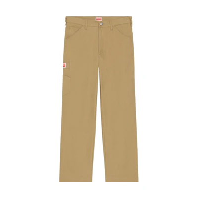 KENZO Nigo Western Flower Capsule Beige Workwear Trousers. FC65PA3639RC-11