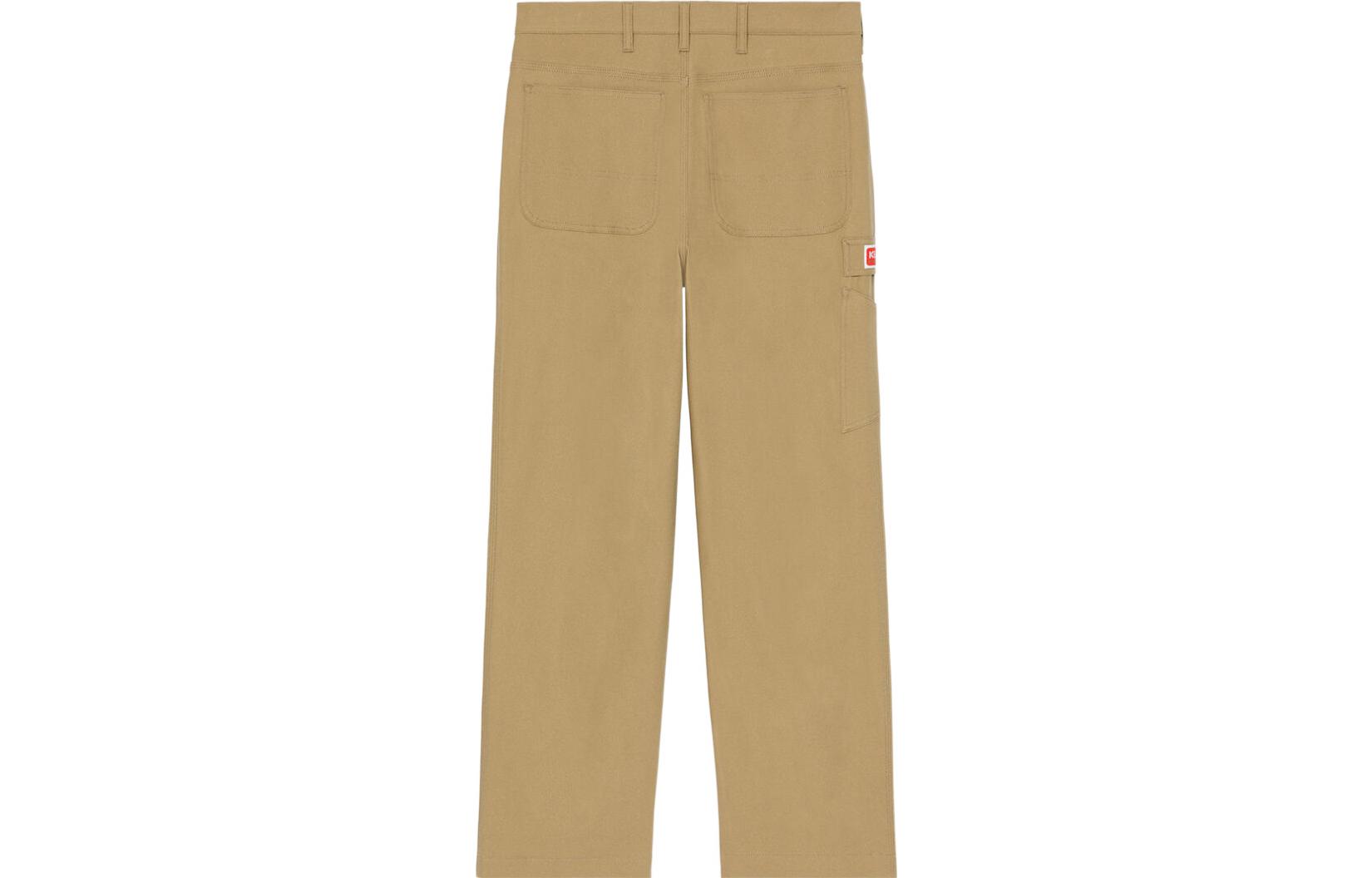 Lookbook KENZO x Nigo Western Flower Capsule Beige  Workwear Trousers. FC65PA3639RC-11