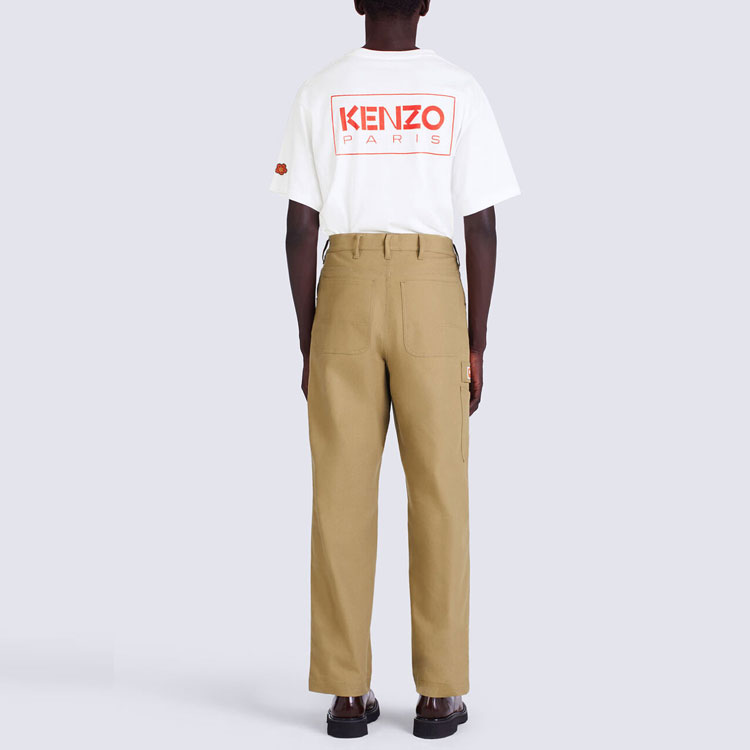 Purchase KENZO x Nigo Western Flower Capsule Beige  Workwear Trousers. FC65PA3639RC-11