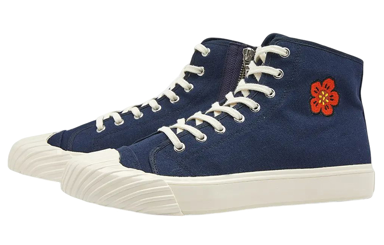 Kenzo Paris Blue White 'Boke High-Top Canvas' 圖 3