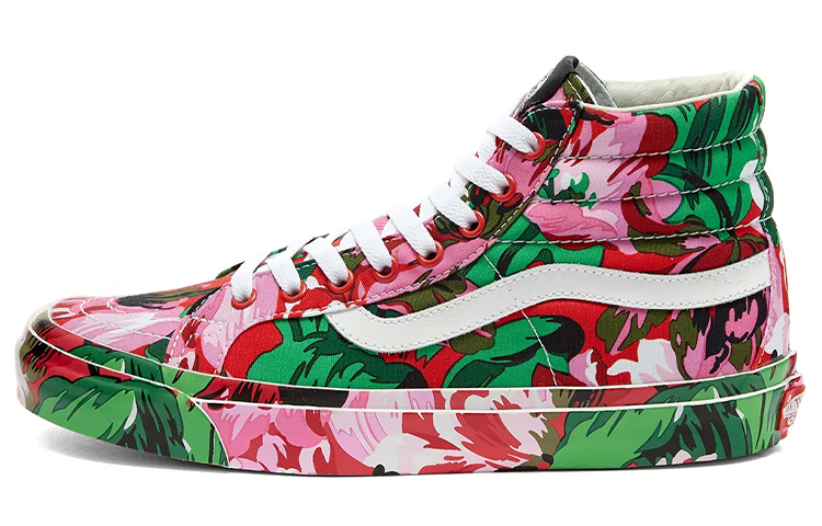 Kenzo x Vans OG Sk8-Hi LX 'Floral Red' VN0A4BVB02G
