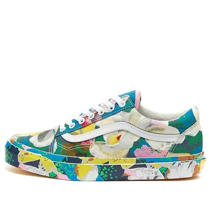 Kenzo x Vans OLD SKOOL FLORAL YELLOW u0026 TRUE WHITE VN0A4P3X1H1