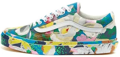 Kenzo x Vans OLD SKOOL FLORAL YELLOW u0026 TRUE WHITE VN0A4P3X1H1 Kenzo x Vans OLD SKOOL FLORAL YELLOW u0026 TRUE WHITE VN0A4P3X1H1