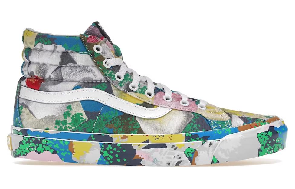 Kenzo Vans Sk8-Hi 'Green Floral Leather' 圖 2
