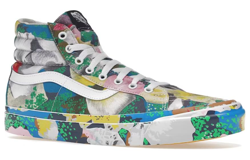 Kenzo Vans Sk8-Hi 'Green Floral Leather' 圖 3