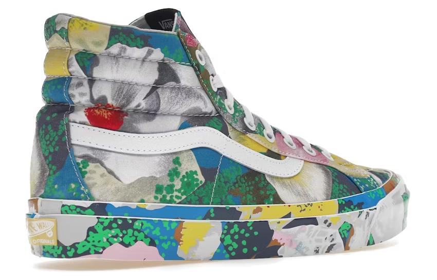 Kenzo Vans Sk8-Hi 'Green Floral Leather' 圖 4