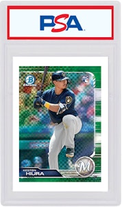 Keston Hiura 2019 Bowman Chrome X Rookie Hijau X-Fractor /31 #42 Buy Keston Hiura 2019 Bowman Chrome X Rookie Hijau X-Fractor /31 #42