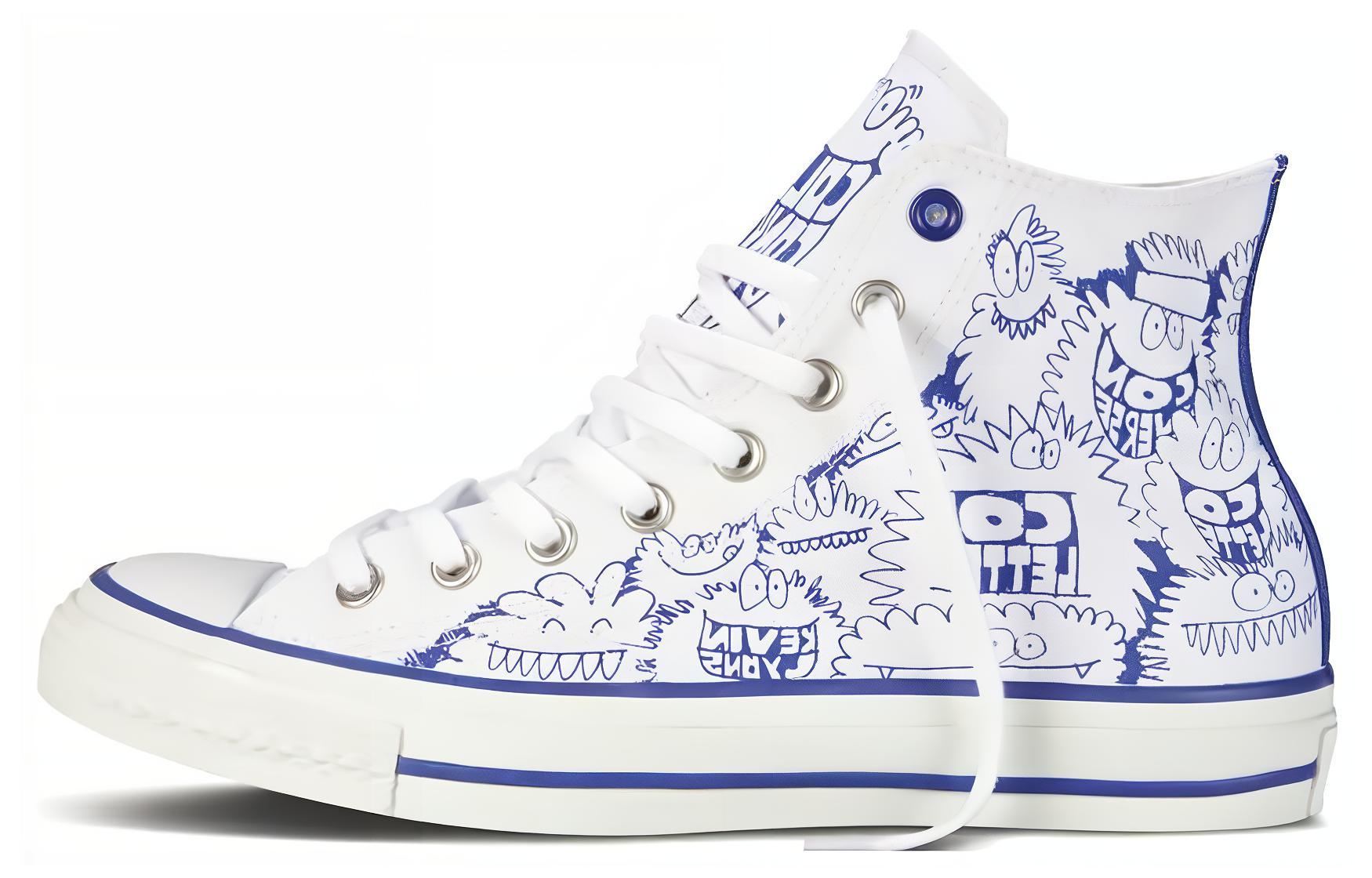 Kevin Lyons x Colette x Converse Chuck Taylor All Star High 'White Royal' 136397C