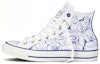Buy 匡威 Chuck Taylor All Star 防滑耐磨包裹性 高筒 帆布鞋 男女同款 白藍