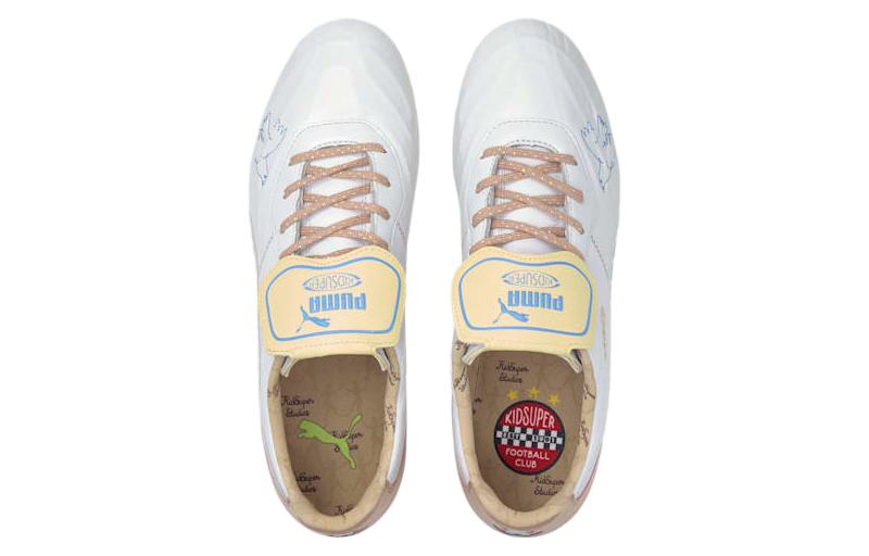 Shop KidSuper Studios x Puma King FG ''Jaune Rose Brume'' 106457-01
