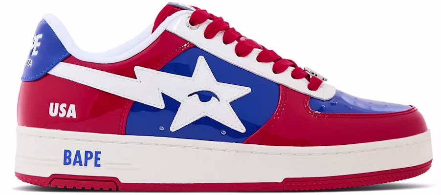 KidSuper x BAPE Sta ''SuperBape Cup - USA'' Sneakers 00039-1002600KXBSSC-REDD Buy KidSuper x BAPE Sta ''SuperBape Cup - USA'' Sneakers 00039-1002600KXBSSC-REDD