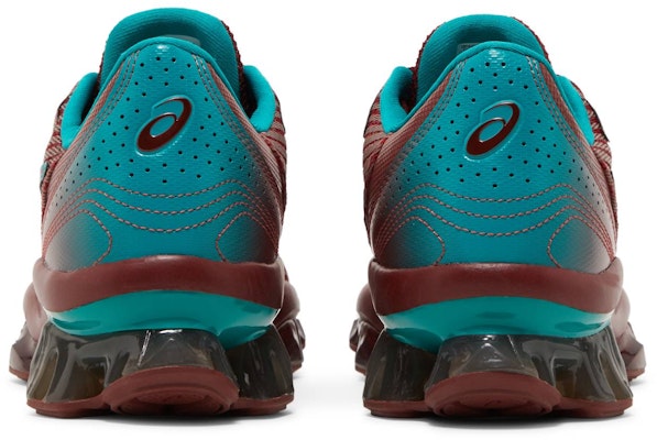 Kiko Kostadinov x ASICS Gel-Quantum Levitrack 'Maroon Teal' 1201A404-200 Details for Kiko Kostadinov x ASICS Gel-Quantum Levitrack 'Maroon Teal' 1201A404-200