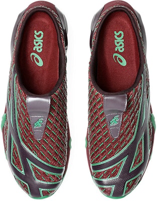 Kiko Kostadinov x ASICS Novalis Gel Styrax 'Dahlia Green' 1203A500-600 Details for Kiko Kostadinov x ASICS Novalis Gel Styrax 'Dahlia Green' 1203A500-600