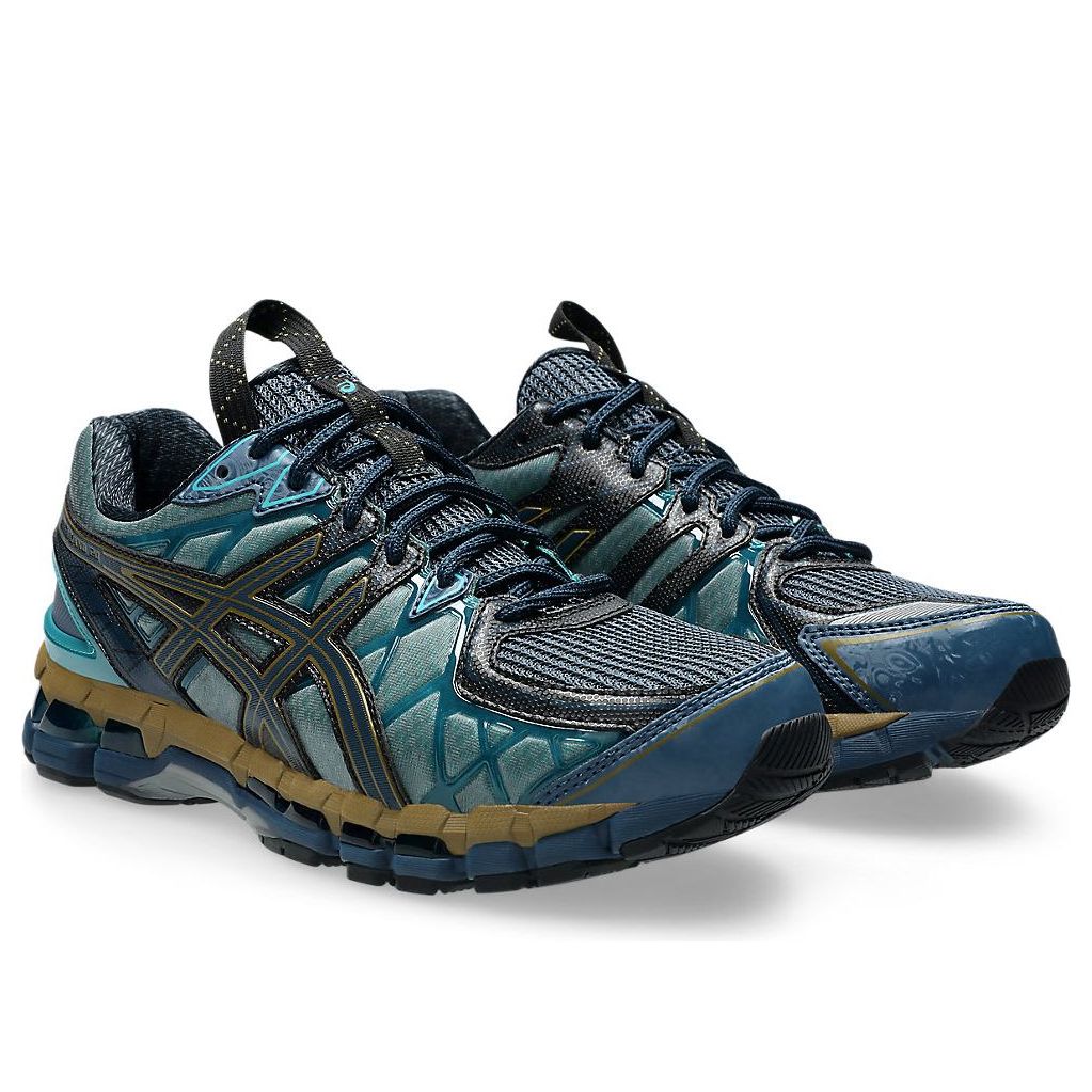 Shop Kiko Kostadinov x ASICS UB10-S Gel Kayano 20 '靛藍槍械金屬' 1203A664-400