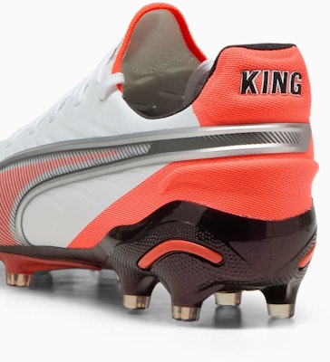 King Ultimate FG/AG Soccer Cleats PUMA White/PUMA Silver/Glowing Red/PUMA Black 108821-01 Lookbook King Ultimate FG/AG Soccer Cleats PUMA White/PUMA Silver/Glowing Red/PUMA Black 108821-01