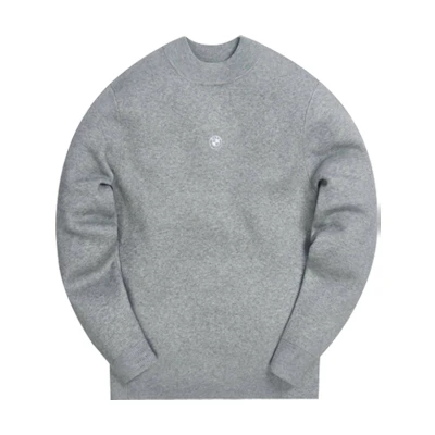 KITH × BMW Knit Crewneck Sweatshirt Marled Gray KH2529-103