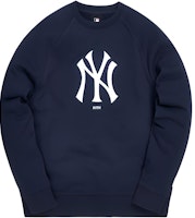 KITH × MLB New York Yankees Logo Unisex Blue Crewneck Sweatshirt KH2464-102 KITH × MLB New York Yankees Logo Unisex Blue Crewneck Sweatshirt KH2464-102