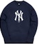 Buy KITH × MLB New York Yankees Logo Unisex Biru Sweatshirt Crewneck KH2464-102