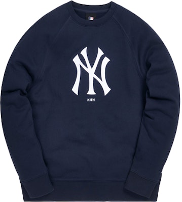 KITH × MLB New York Yankees Logo Unisex Biru Sweatshirt Crewneck KH2464-102 Order KITH × MLB New York Yankees Logo Unisex Biru Sweatshirt Crewneck KH2464-102